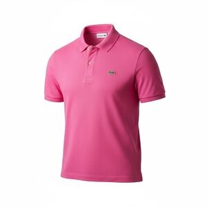 Lacoste Vibrant Pink Polo Shirt for Men